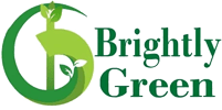 A green banner with the words " bright green ".