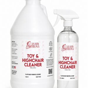 Baby Harmony toy and highchair cleaner bottles