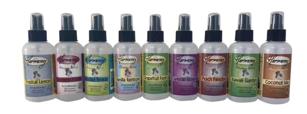 Harmony Aromatherapy 4oz air fresheners in multiple fragrances